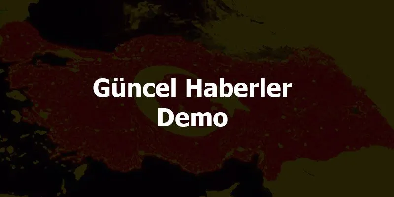Güncel Haber Demo